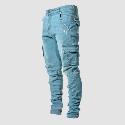 JASON | ELASTIC CARGO JEANS