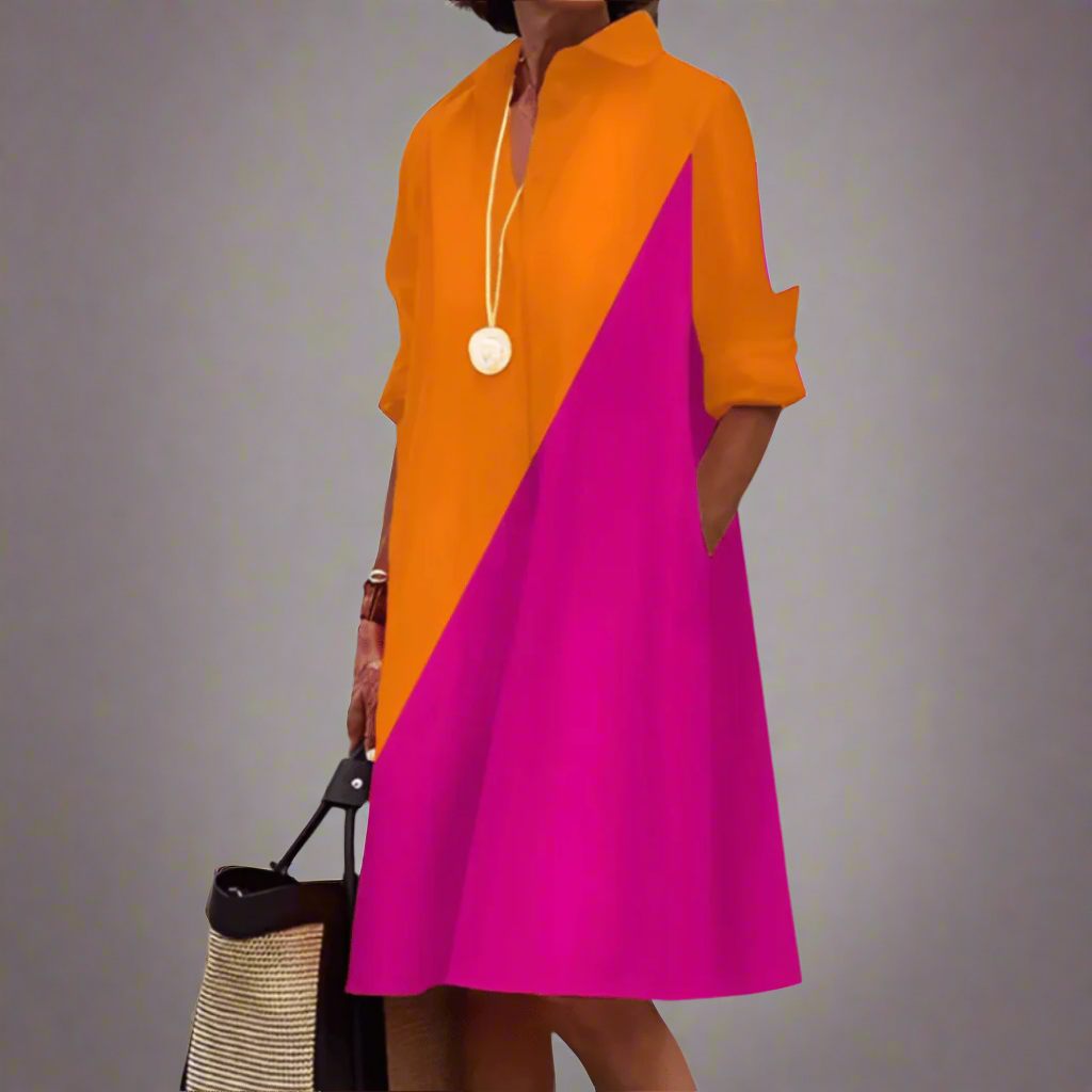 SANDRINE | COMFORTABLE AND ELEGANT POLO DRESS