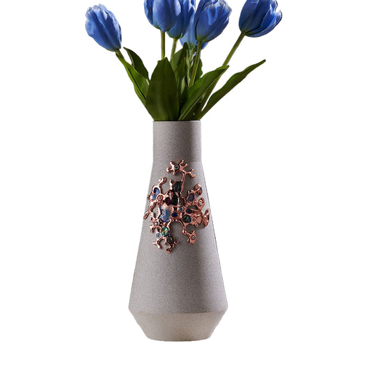 Vase with Gemstone Embellishment