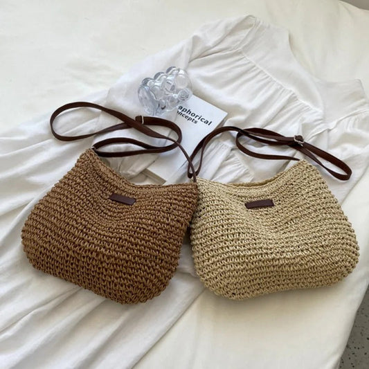 MIMI | WOVEN SHOULDER BAG