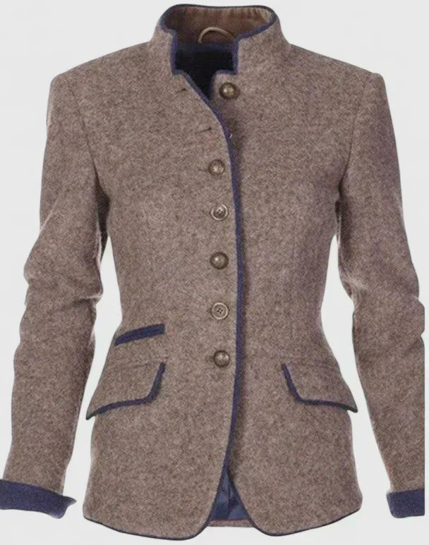 Vivienne – Women's Classic Wool Blend Blazer Limited Edition