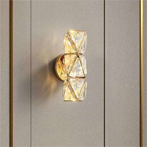 Geometric Crystal Wall Light