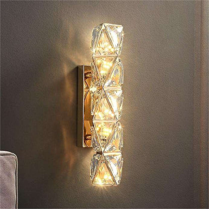 Geometric Crystal Wall Light