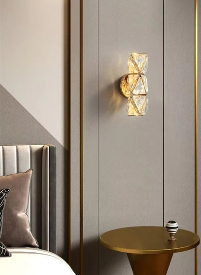 Geometric Crystal Wall Light
