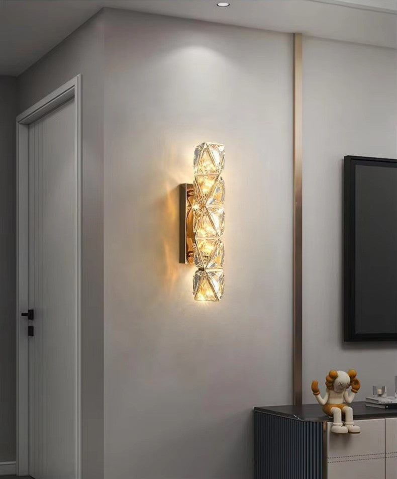 Geometric Crystal Wall Light