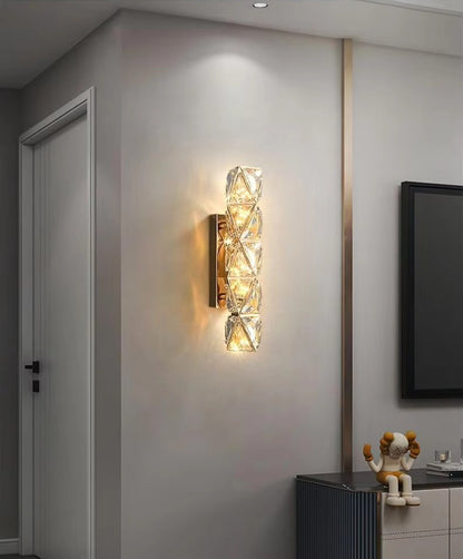 Geometric Crystal Wall Light