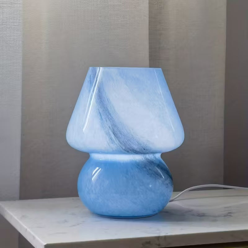 Table Lamp with Swirled Pattern