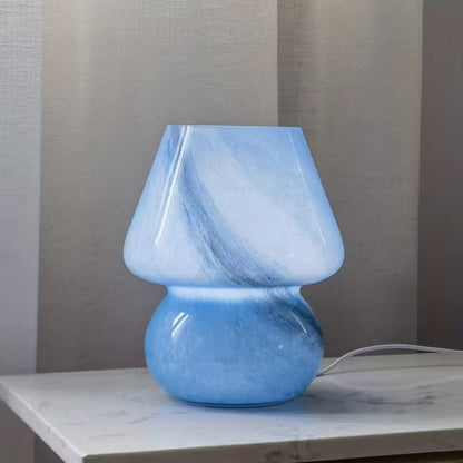 Table Lamp with Swirled Pattern