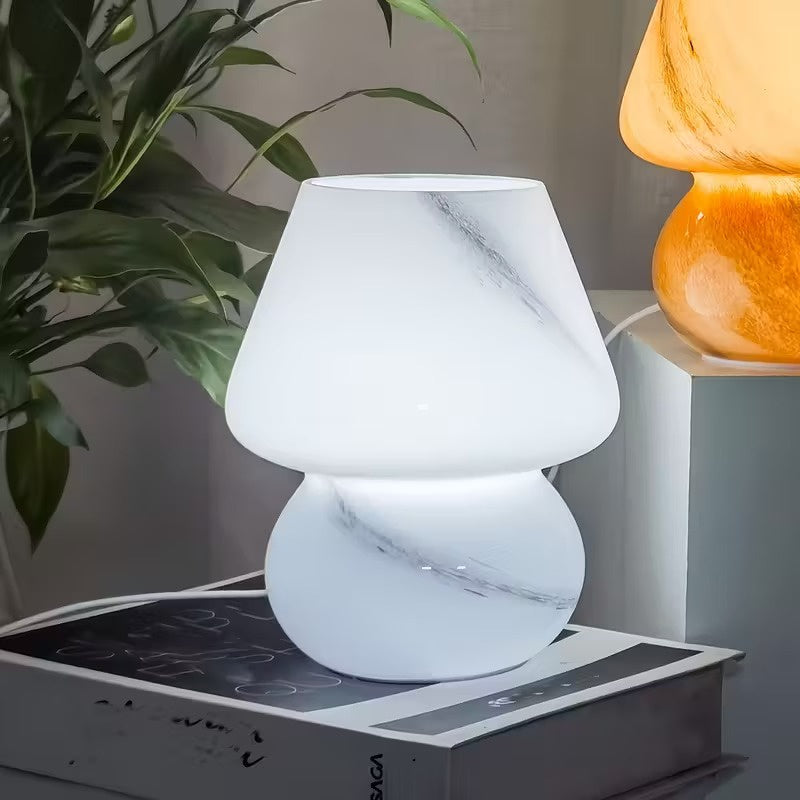 Table Lamp with Swirled Pattern