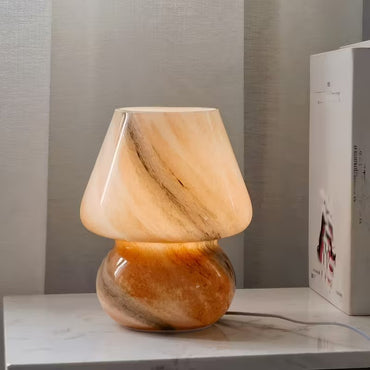 Table Lamp with Swirled Pattern