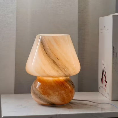 Table Lamp with Swirled Pattern