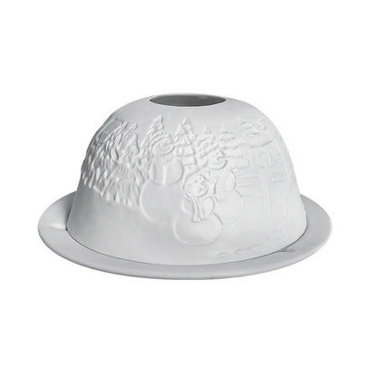 Two-Piece Candle Holder with Dome Cover