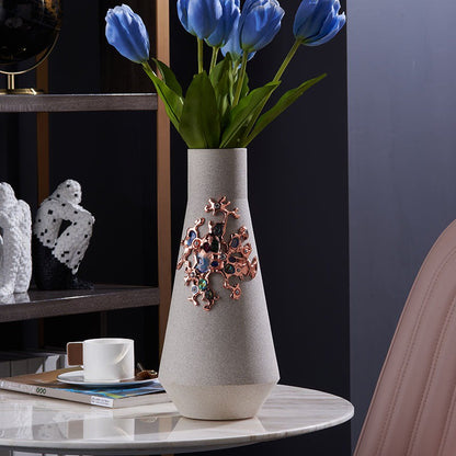 Vase with Gemstone Embellishment