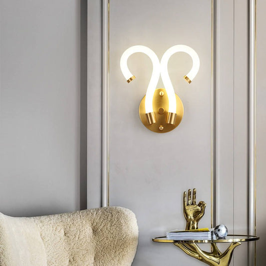 Wall Mounted Light with Round Base