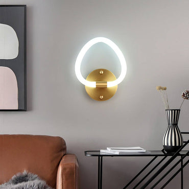 Wall Mounted Light with Round Base